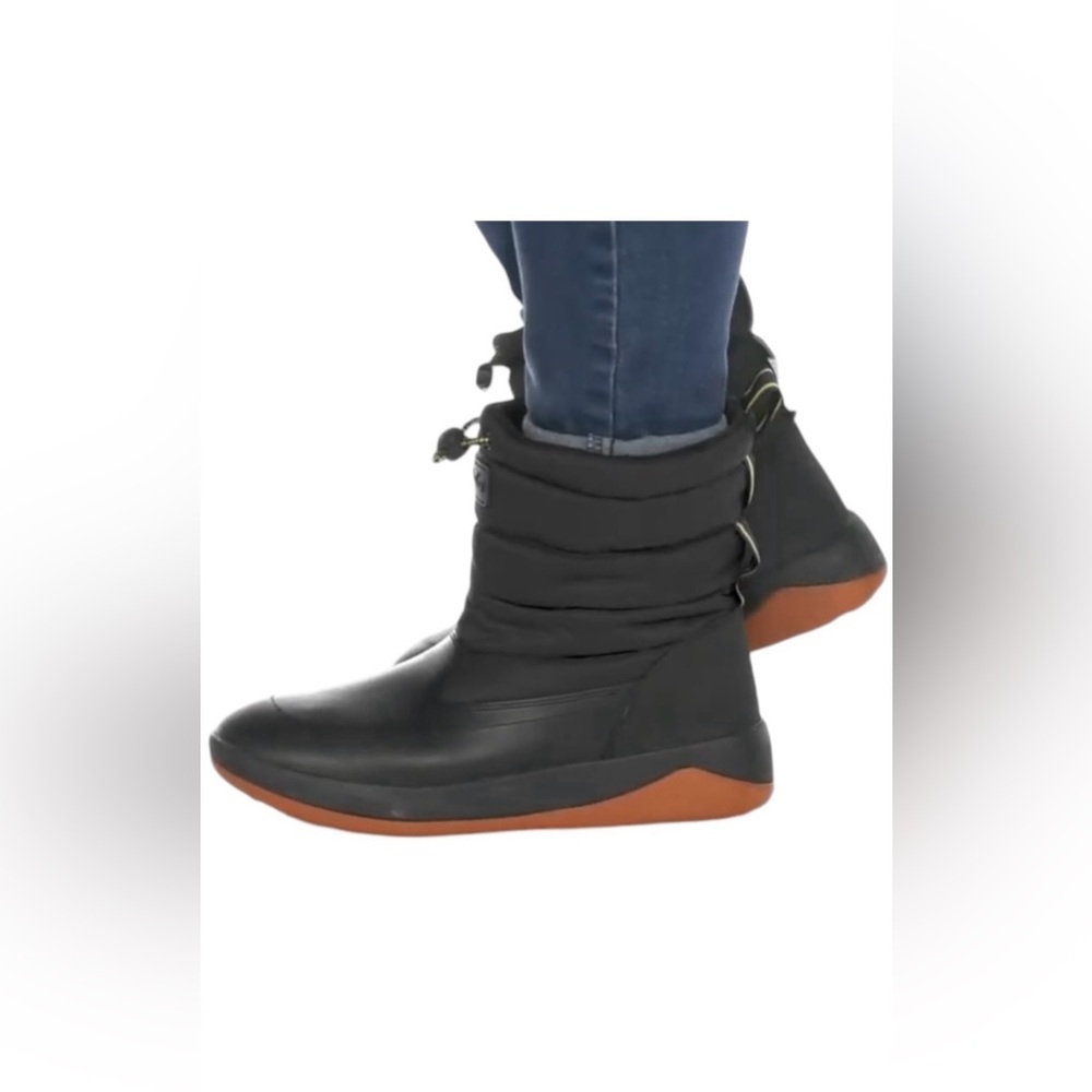 Joules Black and Brown Winter Boots